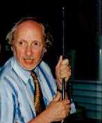 Vadim in a stormy rain in Tennessee, 
USA, July 1998